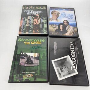 Documentary Movie Film Show DVDs Lot 4 Civil Race Gay Housing Rights History